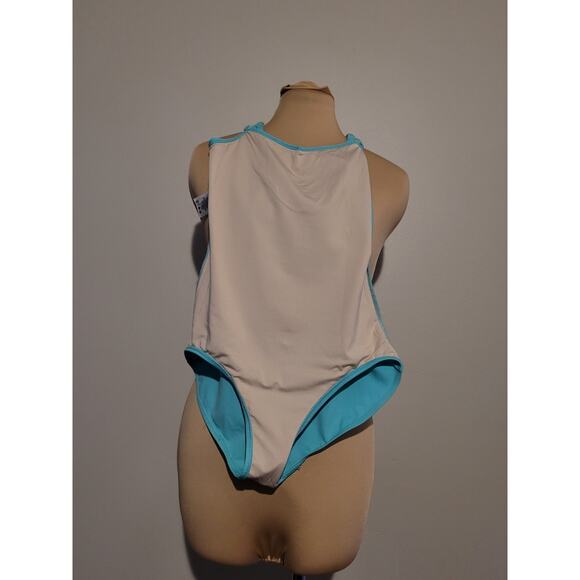 Adult Large Turquoise Strappy Convertible Leotard - Picture 5 of 5